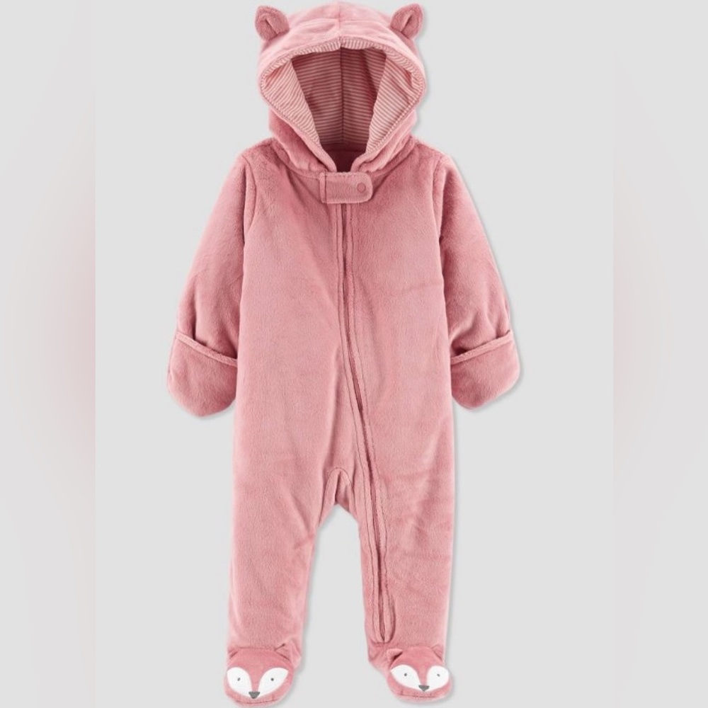 Like new pink 9m fox snowsuit